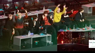 방탄소년단(BTS) React to Seventeen (어쩌나 + 박수 + 숨이차)[4K 직캠]@190106