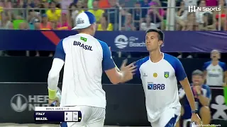 Melhores Momentos Copa do Mundo de Beach Tennis 2022 FINAL MASC  BRASIL VS ITÁLIA