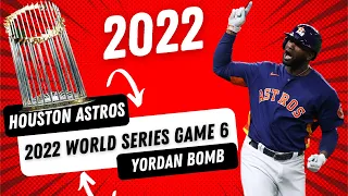 Yordan Alvarez crushes Epic 450 foot Home Run in Game 6 of 2022 World Series - Video from our seats