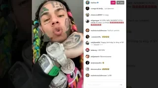 Tekashi 6ix9ine First Instagram Live Video! Breaks Record 2M Viewers