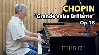 Chopin "Grande Valse Brillante" Op.18 - P. Barton, FEURICH piano