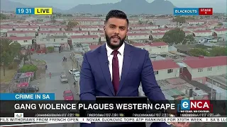 Gang violence plagues Western Cape