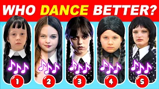 Who Dances Better? Wednesday Dance Edition 🖤💃 Salish Matter, Diana, Like Nastya, Skibidi, Diana
