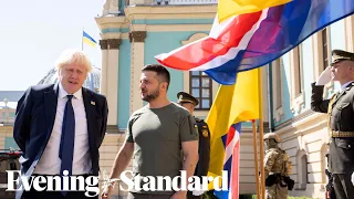 Boris Johnson makes surprise visit to Kyiv for Ukraine independence day