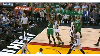 Justise Winslow Blocks Marcus Smart's Lay-Up Attempt | 12.18.16