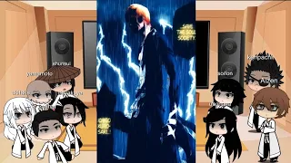 past soul society captains react to future ( ichigo ) part 1 bleach #bleach