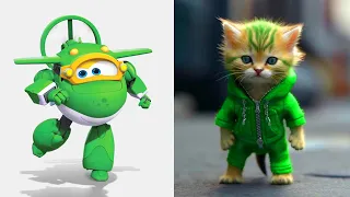 Super Wings Characters In Real Life As Cat