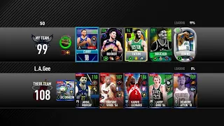 NBA Live Core Arena - My 99 Vs. 108 Overall #season8 #nbalivemobilelord