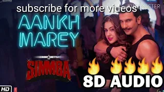 Aankh marey 8d audio | surround sound