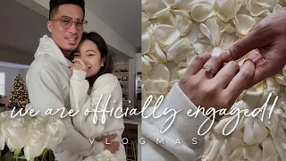 VLOGMAS EP. 12: WE'RE ENGAGED! | ALYSSA LENORE