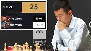 Ding Liren Finds All Best Moves Against Hikaru