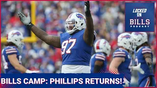 Buffalo Bills DT Jordan Philips returns, Josh Allen’s backups & Christian Benford still in CB2 race