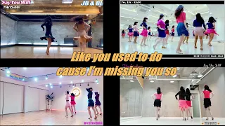 Bosson-Say You Will-line dance(combined style)-Edited with lyrics by Jenn-wei Jen