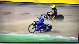 Tai Woffinden testimonial crash Gleb Czugunow