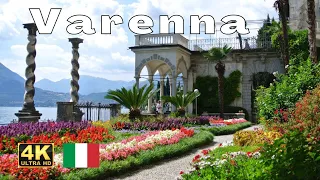 Walk with me in Varenna,Villa Monastero-lake como Bellagio walking Tour,italy travel tour guide#como