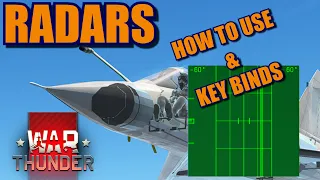 War Thunder How to use radars & Key binds needed!