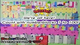 Numberblocks official + fanmade counting 1 to 100. Let's meet all numberblocks from 1-100