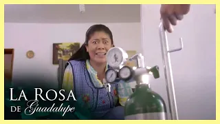 La Rosa de Guadalupe: Poncho se roba un tanque de oxígeno para su abuelita | Más que aire