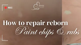 Repairing reborn paint rubs and chips