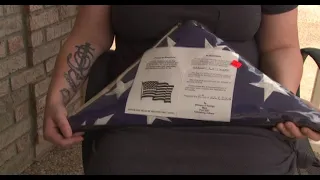 Woman finds memorial flag, searches for soldier's family