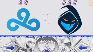 C9 vs RGE | Worlds 2021 Groups Day 4 | Cloud9 vs Rogue