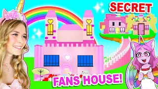 We Built A HOUSE On Top Of FANS HOUSES In Adopt Me! (Roblox)