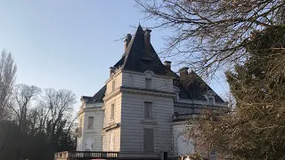 Прогулки по городу Фонтенбло. Франция. Заброшенный замок князя Орлова во Франции ( Фонтенбло).