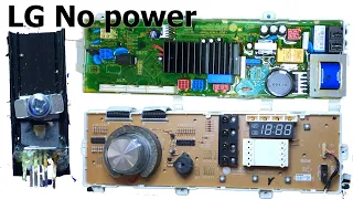 LG No Power - DirectDrive Washing machine dryer DIY repair solution