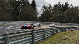 Nürburgring Nordschleife NLS 1 2023 | Highlights, Action, Sound