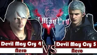 Devil May Cry 4 and 5 Nero Compare