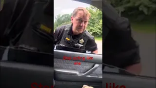 He didn't like the loud exhaust? Officer walks away in road rage 🔥 #shorts #4th amendment explained