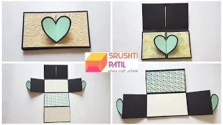 Heart lock accordion card Tutorial by Srushti Patil