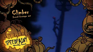 "Climber" - found footage art (Speedpaint)