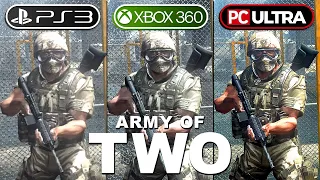 Army of Two (2008) PS3 vs Xbox 360 vs PC 4K | Graphics Comparison (Side by Side)