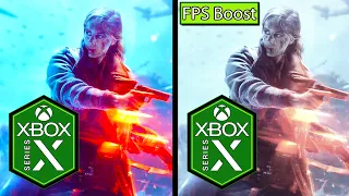 Battlefield V Xbox Series X FPS Boost vs Regular