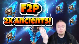 F2P 2x Ancients Shard Pull!  This could be HUGE!!  Raid: Shadow Legends
