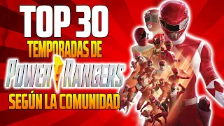 TOP 30 TEMPORADAS DE POWER RANGERS (según la comunidad) | Series Nico
