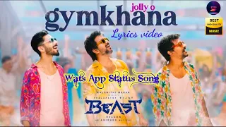 Jolly O Gymkhana | Full Lyrics video Song | Wats app Status Tamil | KSP MUSIC TAMIL 🎶