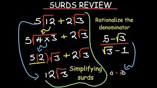 Surds practice questions | Radicals full review