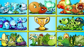 Tournament 8 New Team Plants - Who Will Win? - PvZ 2 Team Plant vs Team Plant