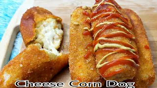 Cheese Corn Dog || Korean Street Food || Perfect Snacks || Hotdog || Ety's Cooking Diary