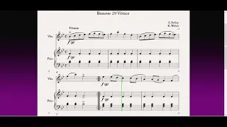 Виваче 29 Vivace(Скрипка+Ф-но)/(Violin+P-no)Скрипка 2 класс / Violin 2 grade