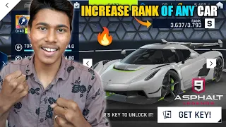 HOW TO INCREASE RANK OF ANY CAR IN ASPHALT 9 | TRAVELLING GAMERZ