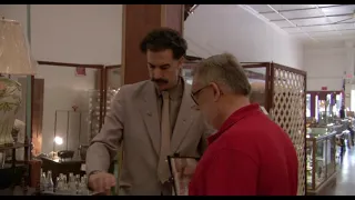 Borat At The Antique Shop