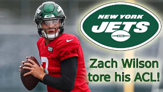 Breaking News: New York Jets quarterback Zach Wilson tore his ACL!