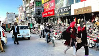 Rawalpindi  Islamabad  Streets  Walking  Touring || Pakistan  Rawalpindi City  Tour 4k HD