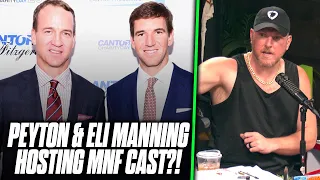 Pat McAfee Reacts: Peyton & Eli Manning Hosting Monday Night Football Megacast