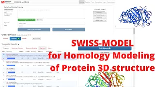 Swiss-model for Protein structure prediction by homology modeling