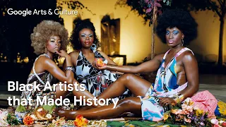 🎨👧🏿8 amazing BLACK ARTISTS that challenge the Status Quo with @CydBee  | Google Arts & Culture