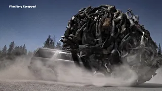 In a zombie apocalypse, the zombies actually formed a sphere and rolled towards the car.